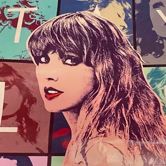 Taylor Swift Multicolor Pop Art Poster from The Eras Tour - Picture 5 of 9